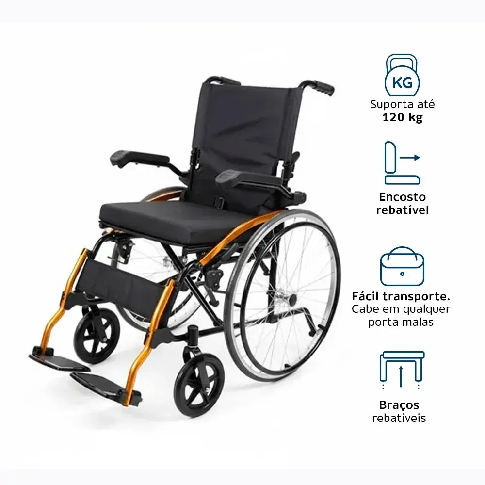Cadeira de Rodas Manual D600 POP