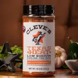 Cleve's Gourmet Texas Heat Sizzling Fire Kick, Spicy Enhancement for Grilling & Cooking, Texas Heat Seasoning with Chili Pepper & Cayenne Kick