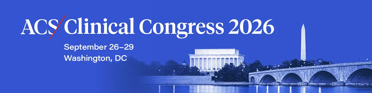 ACS Clinical Congress 2026 banner