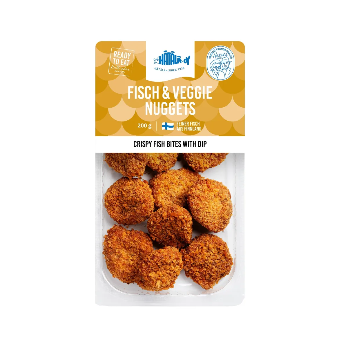 Fish & Veggie Nuggets with Dip 200g