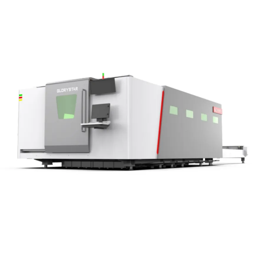 Série GS-CE Pro | Máquina de Corte a Laser de Fibra com Troca de Mesa Fechada para Chapas Metálicas