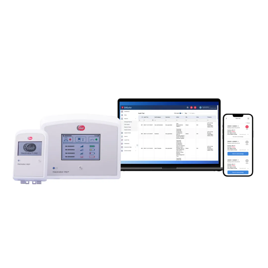 Environmental Monitoring Solution: Ellabs TrackView® Pro system
