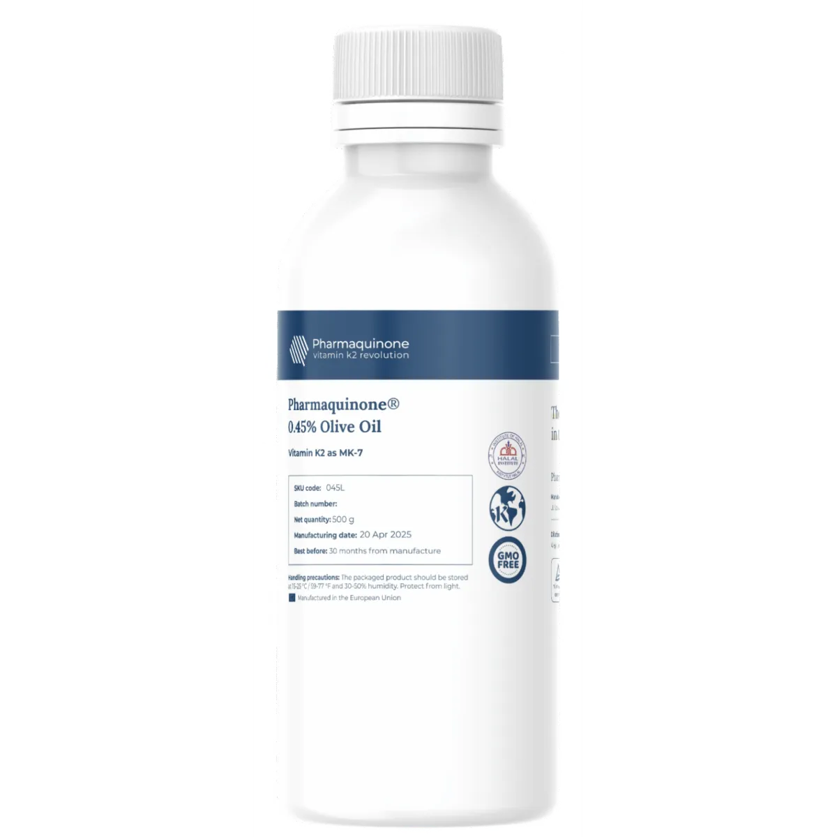 Pharmaquinone® 0.45% Olive Oil Vitamin K2 as MK-7