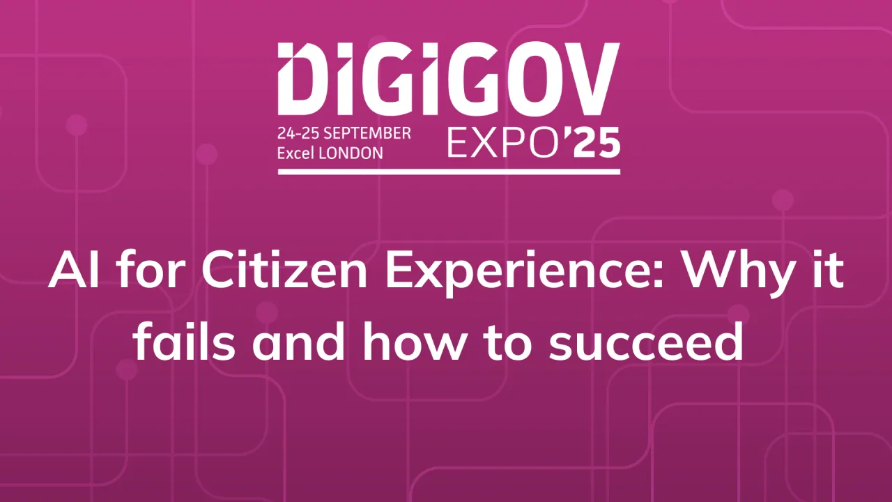 AI for Citizen Experience: Why it fails and how to succeed