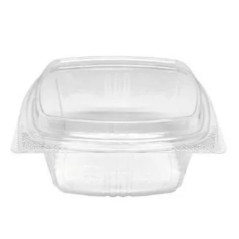 16oz Dome PET Hinged Lid Container/XDJ-MRV-16T