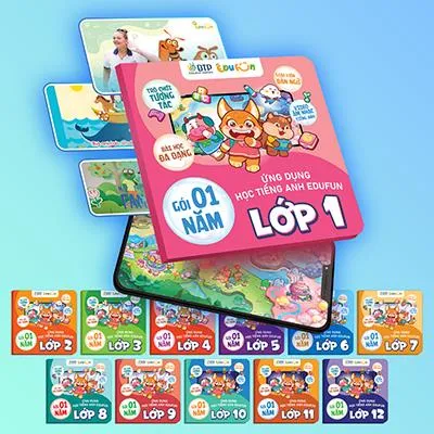 Ứng dụng học Tiếng Anh K12 - Edufun