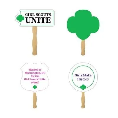 Girl Scouts Unite Event Set of Handheld Signs