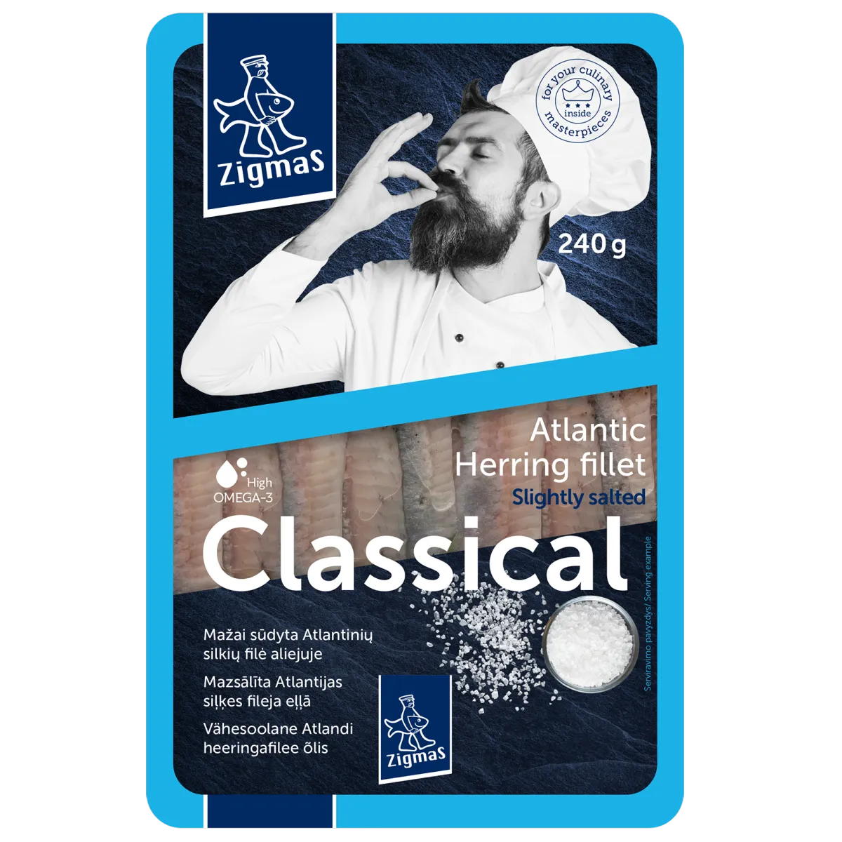 CLASSICAL herring fillet in oil