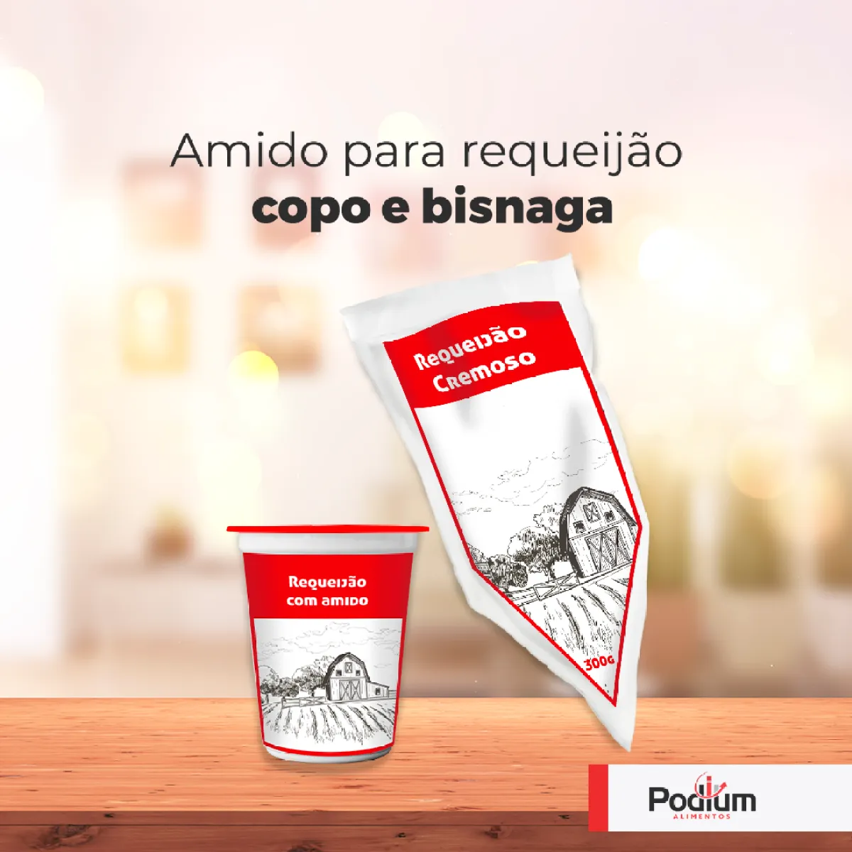 Amido Para Requeijão (Copo ou Bisnaga)