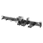 MÁQUINA DE CORTE DE TUBOS A LASER COM MANDÍBULA DIANTEIRA MÓVEL MONTADA LATERALMENTE