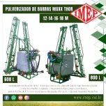 Pulverizador de Barras Hidráulico IMEP MAXX THOR - Acoplado 600/800l