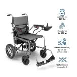 Cadeira de Rodas Motorizada Super Leve Até 120 kg D750 Light