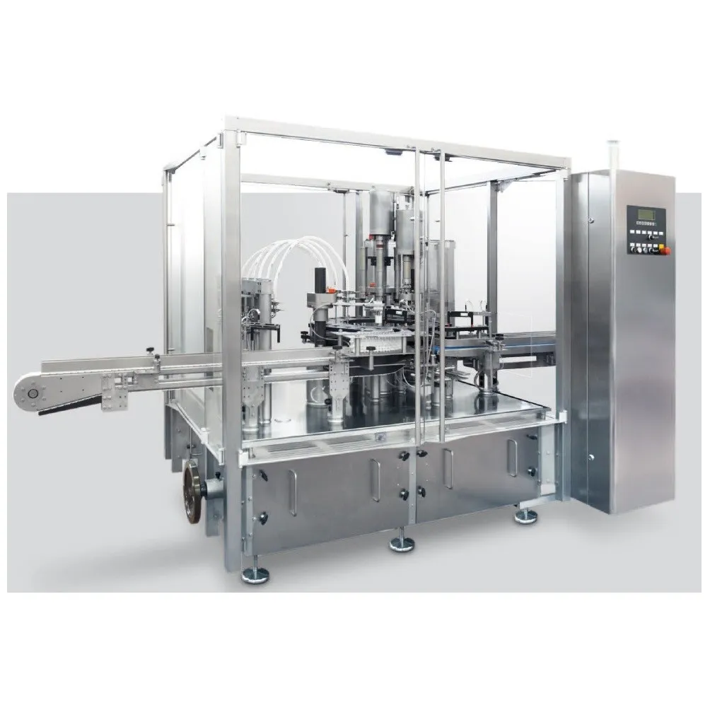 LA - INTERMITTENT MOTION FILLING AND CAPPING MONOBLOC