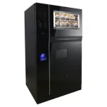 JL560 - Vending To Go Freestand para 180 copos + tampa + café em grão + 6 Solúveis quente e gelado e tela touch 27"
