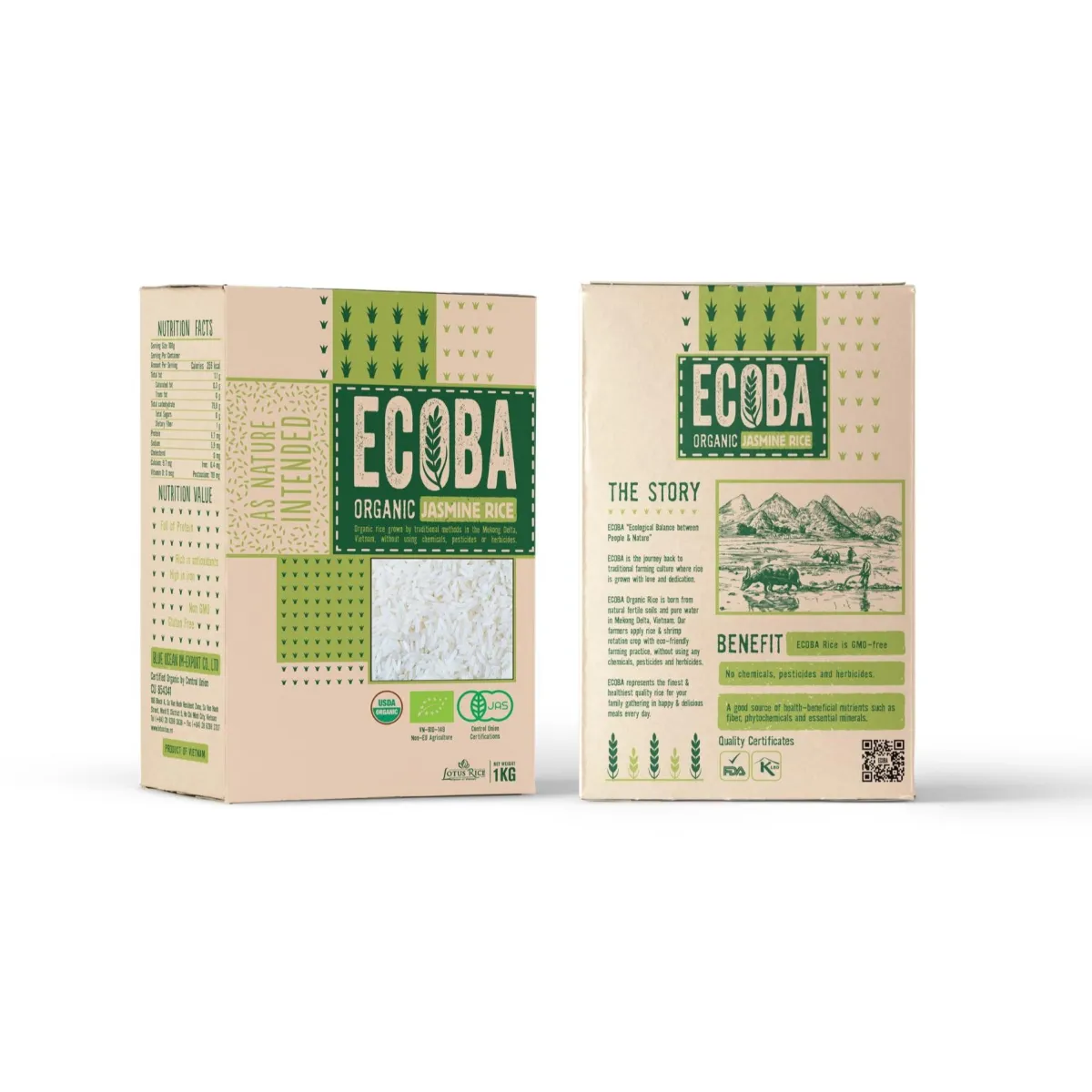 ECOBA Organic Jasmine Rice
