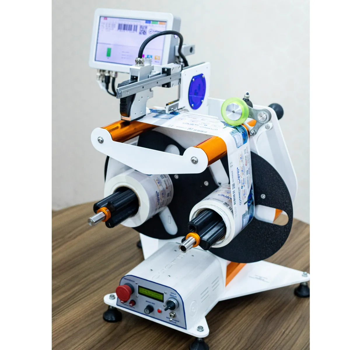 Datador Inkjet TIJ Limerpak com Rebobinadora Automática para rótulos em bobinas com Contador