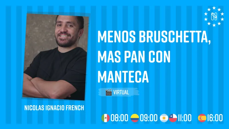 Menos bruschetta, mas pan con manteca