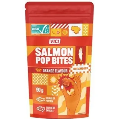 VIČI Salmon Pop Bites Orange Flavor