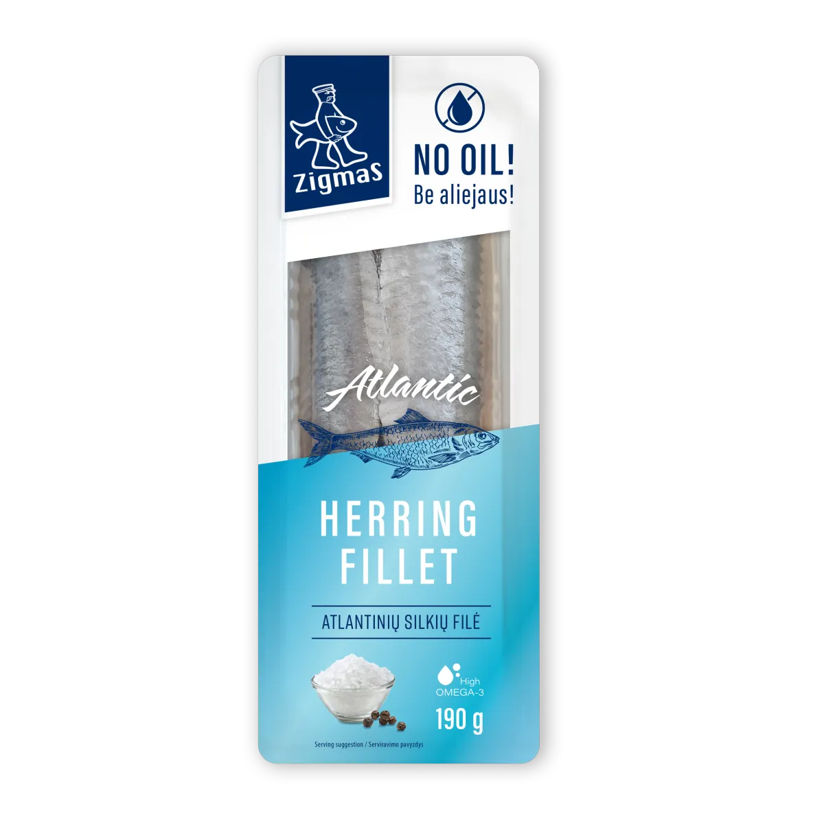 Herring without oil