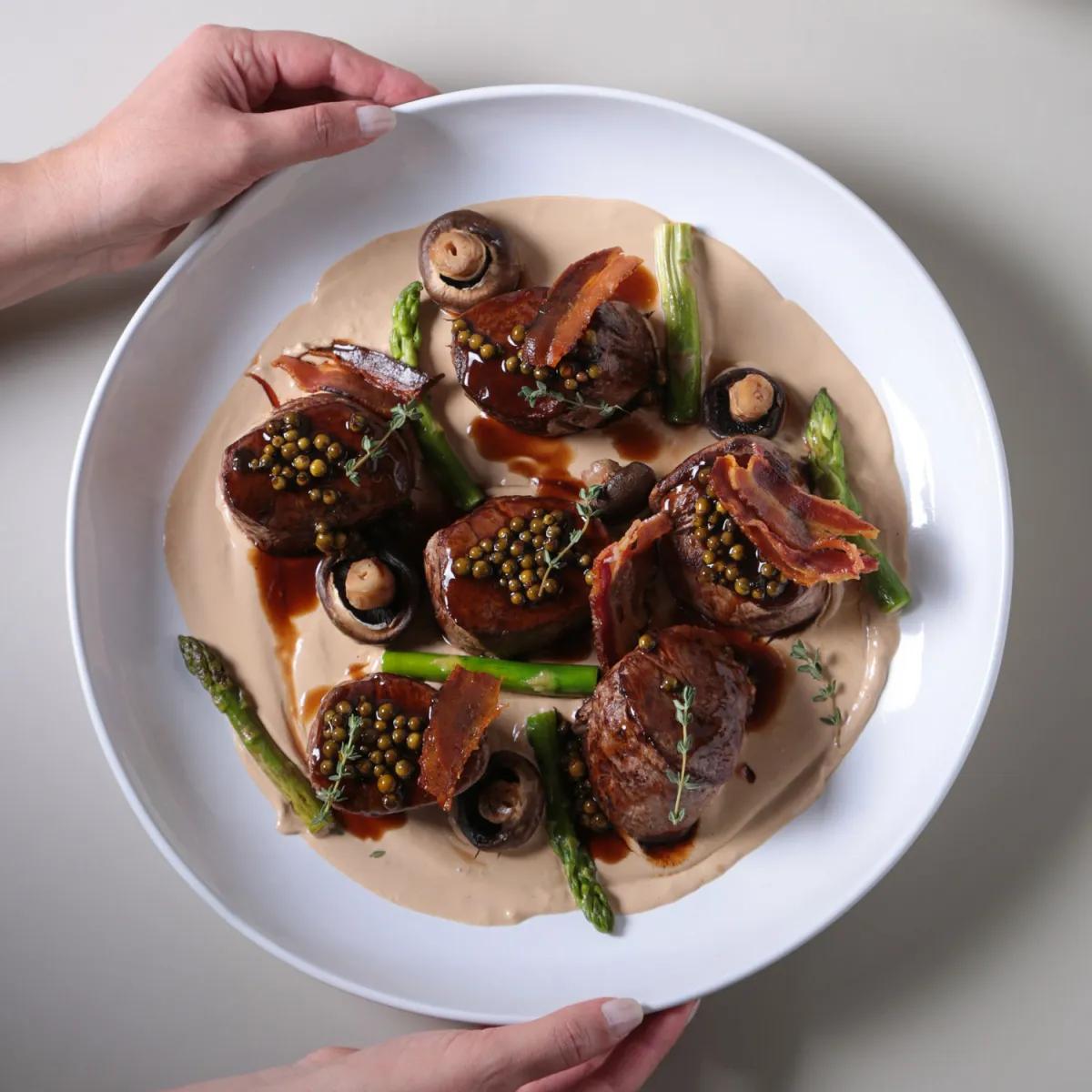 Travessas Redondas Grandes Modelo Orgânico Ø36cm