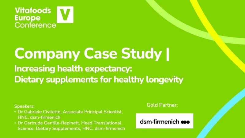 Company Case Study | Increasing health expectancy: Dietary supplements for healthy longevity