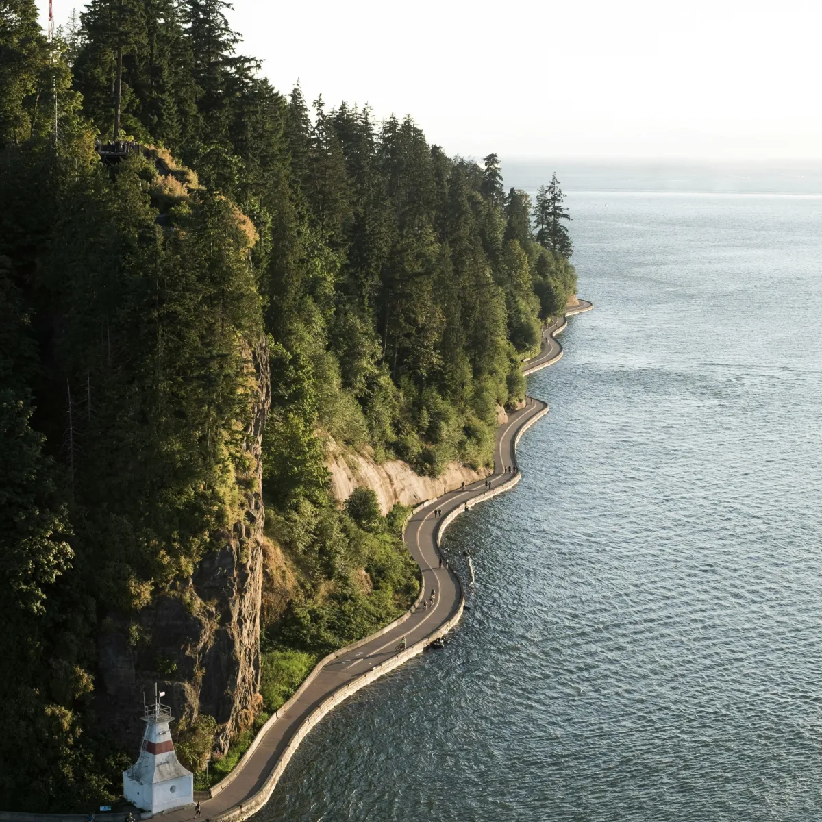 Biking in Stanley Park