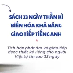 SÁCH: 33 ngày thần kì biến hóa khả năng Giao Tiếp Tiếng Anh