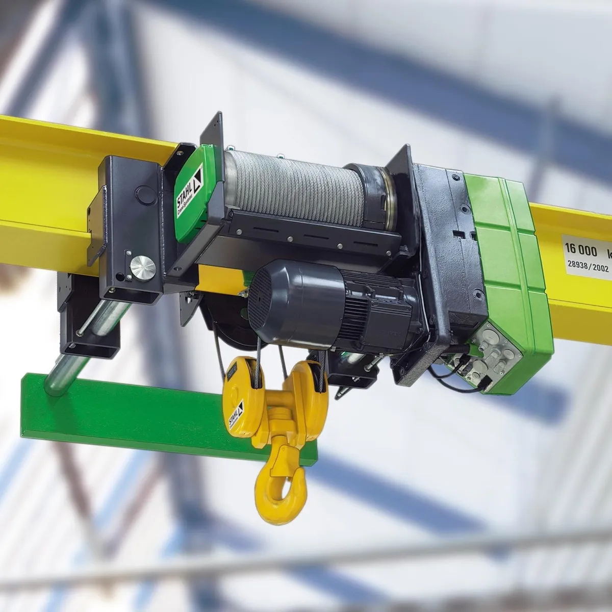 Talha elétrica de cabo de aço