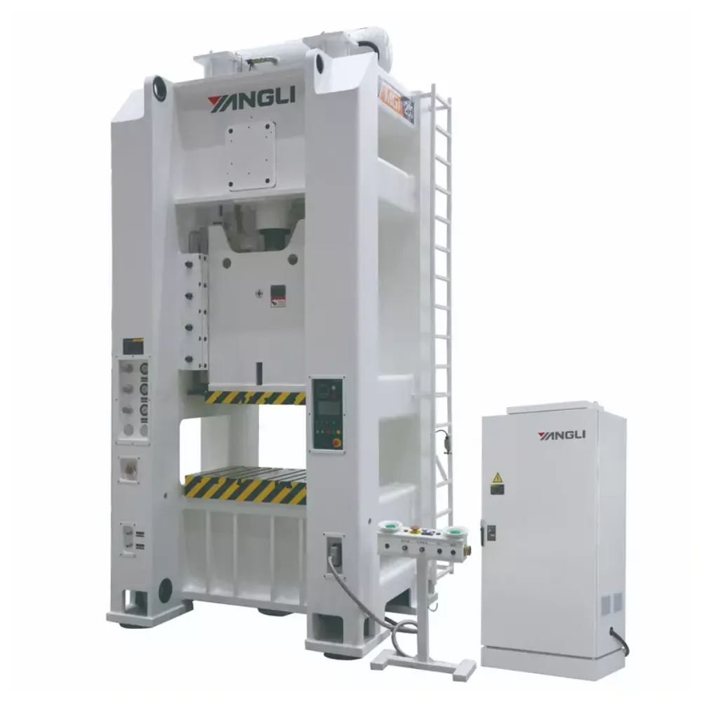 Prensa monoponto tipo pórtico da série MG1 com alta precisão e alto desempenho