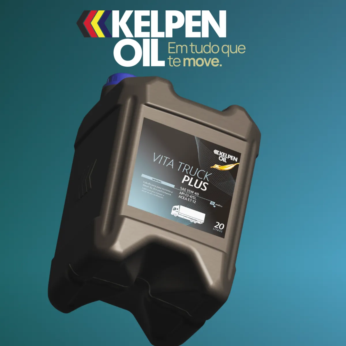 VITA TRUCK PLUS - Óleo mineral para motores diesel e gasolina de alta performance | API CI-4 | SAE 15W40