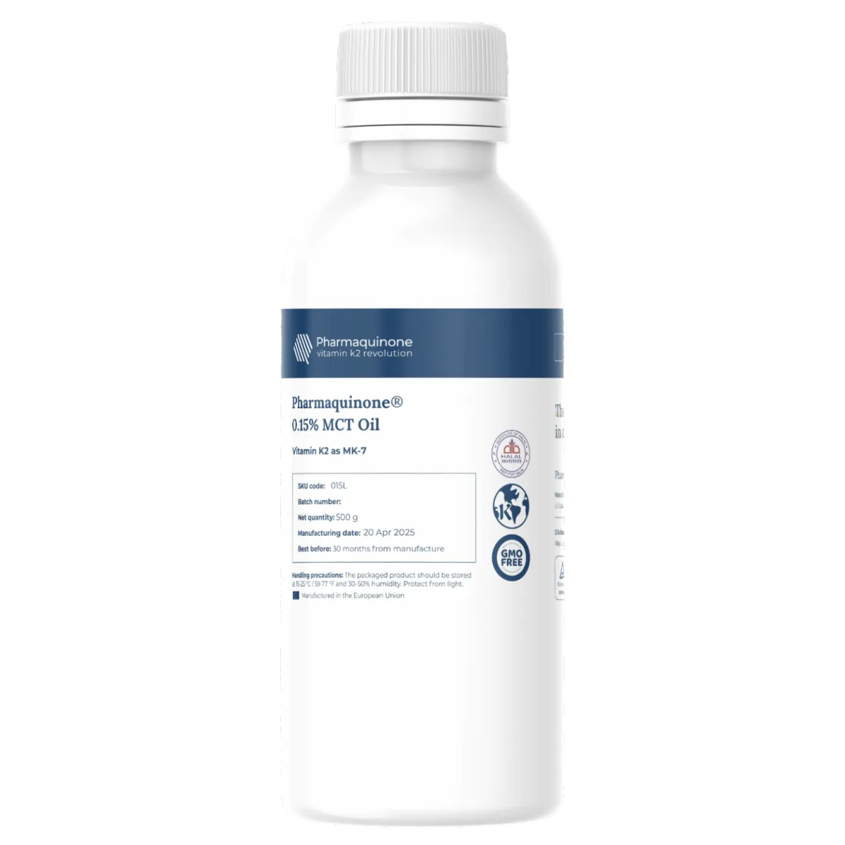 Pharmaquinone® 0.15% MCT Oil Vitamin K2 as MK-7