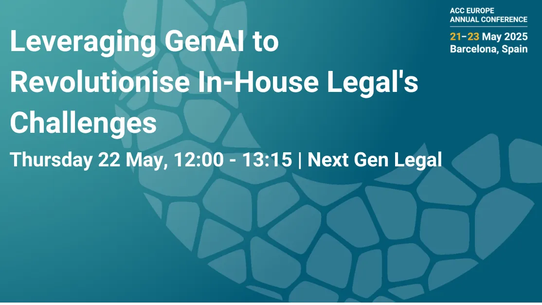 Leveraging GenAI to Revolutionise In-House Legal's Challenges