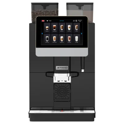 JL32 - Multibebidas café grão + vaporizadore de leite + 2 solúveis e tela touch de 10"