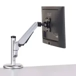 Gas Spring Single Monitor Arm Desk Mount for LCD Screen up to 27 inches