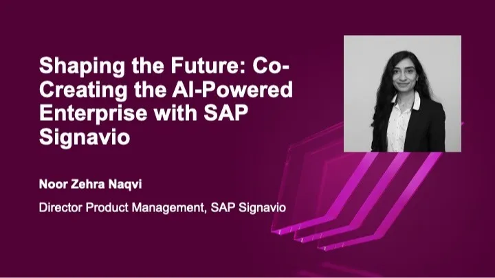 Shaping the Future: Co-Creating the AI-Powered Enterprise with SAP Signavio
