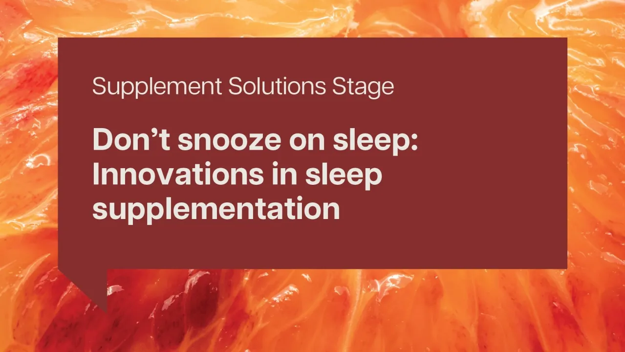 Don’t snooze on sleep: Innovations in sleep supplementation