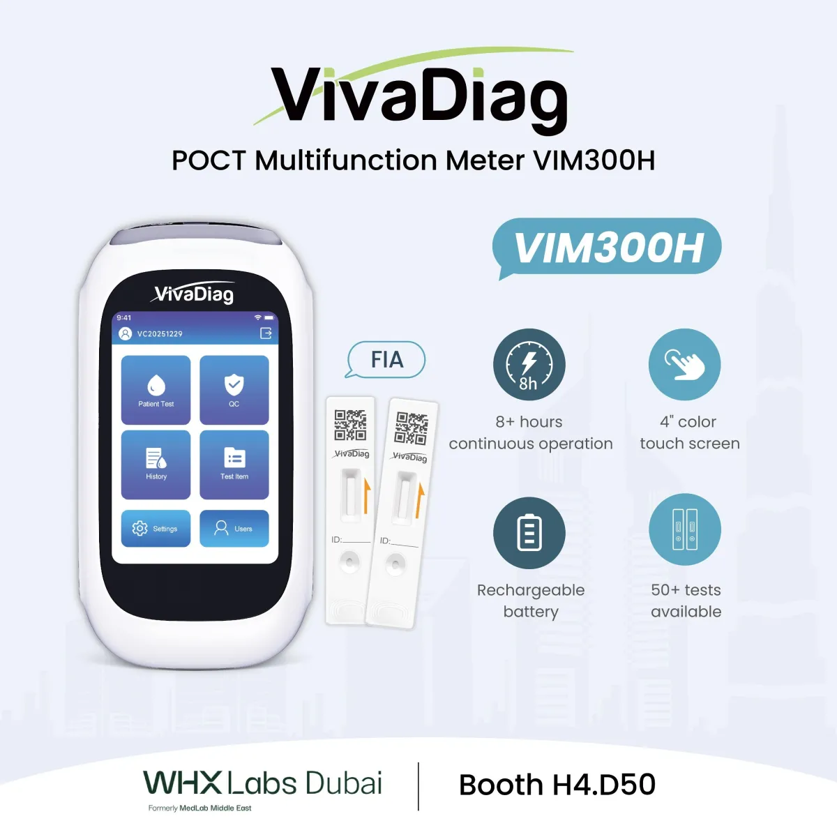 VivaDiag POCT Multifunction Meter VIM300H