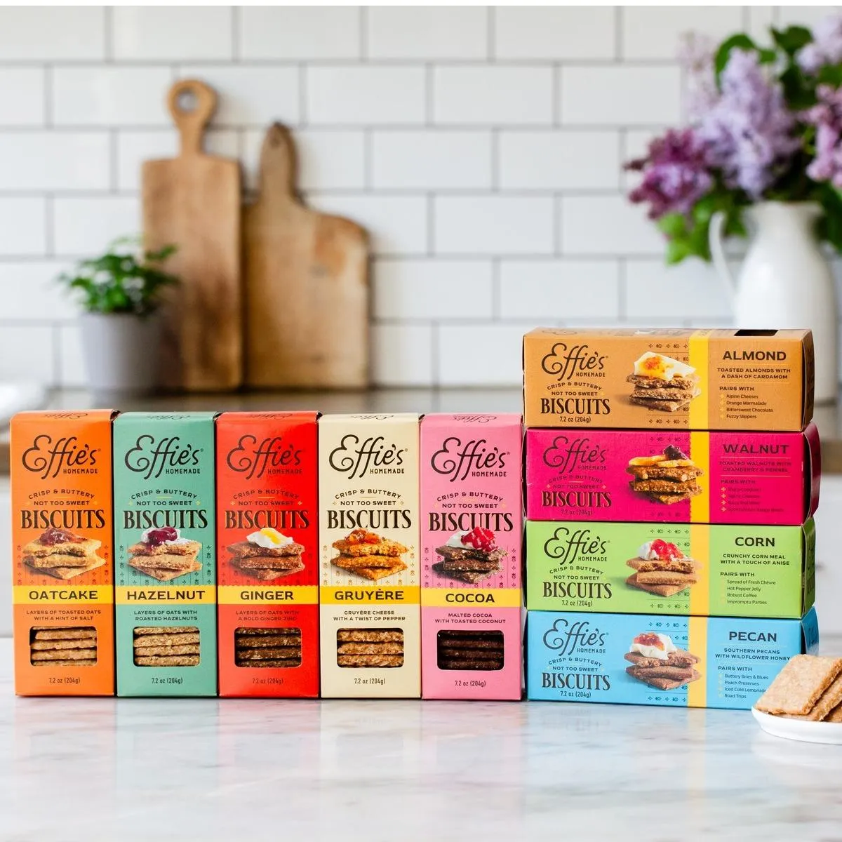 Effie's Homemade Line of Lightly Sweet Biscuits