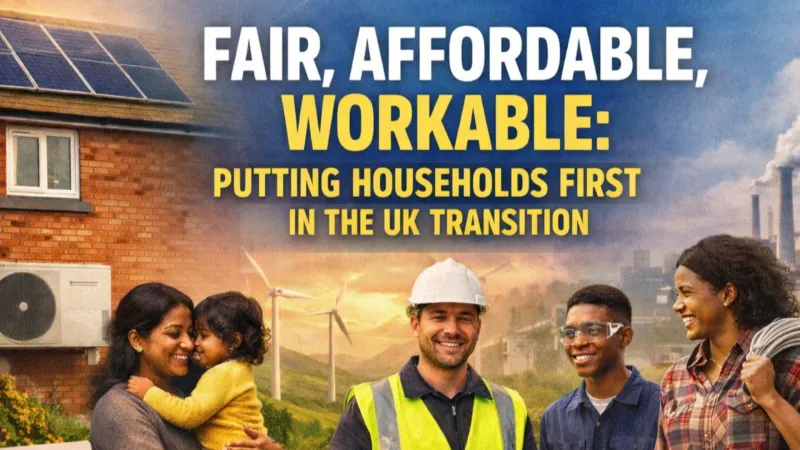 A Fair, Affordable & Workable Transition: a roadmap that works for all households - Anthropy Green Gaps to Green Growth Alliance