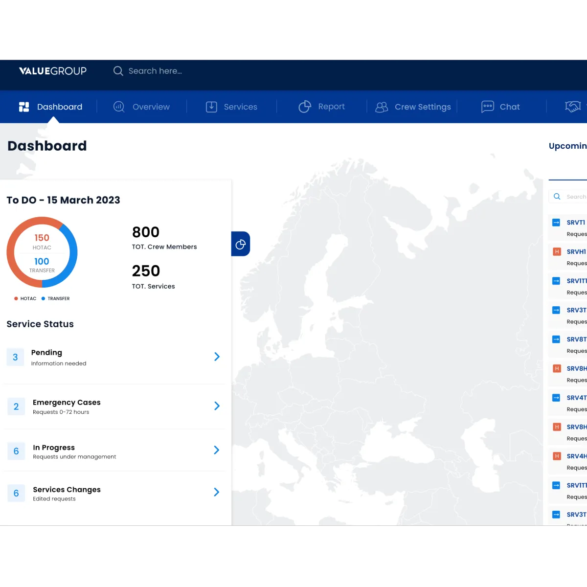 MAVRK - Integrated crew management