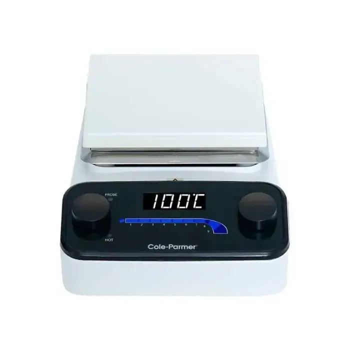 Cole-Parmer SHP-300-WC Digital Stirring Hot Plate, 15 x 15 cm, Ceramic, White; 230 VAC