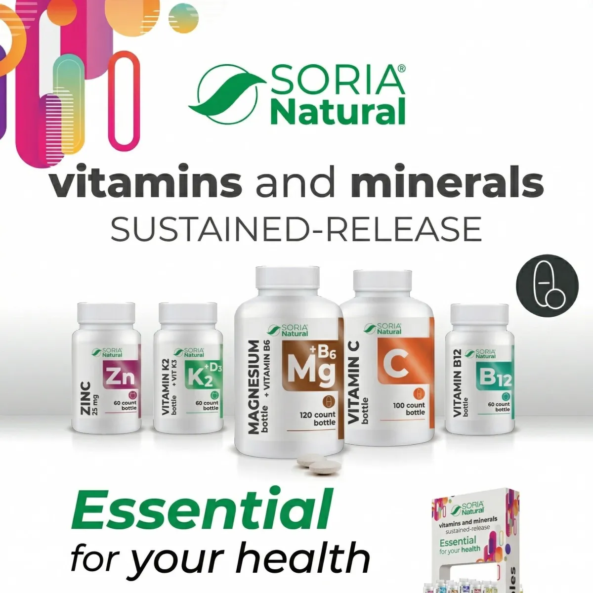 VITAMINS & MINERALES - Advanced Sustained-Release Technology for 24-Hour Support