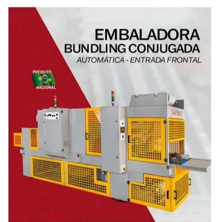 Embaladora Bundling Conjugada Automática entrada Frontal