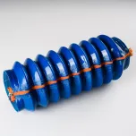 Cylindrical protective bellows