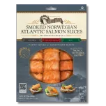 Echo Falls Smoked Norwegian Atlantic Salmon Party Slices 7oz