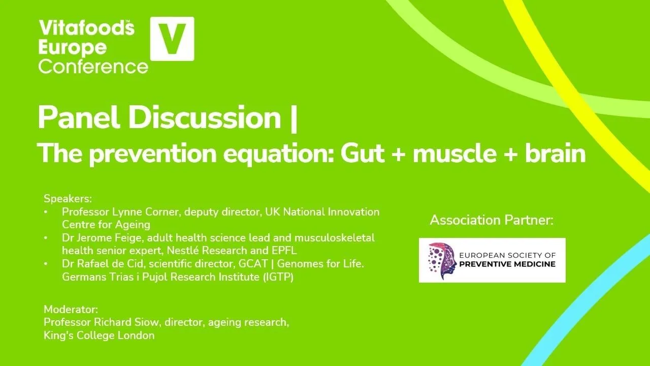Panel Discussion | The prevention equation: Gut + muscle + brain