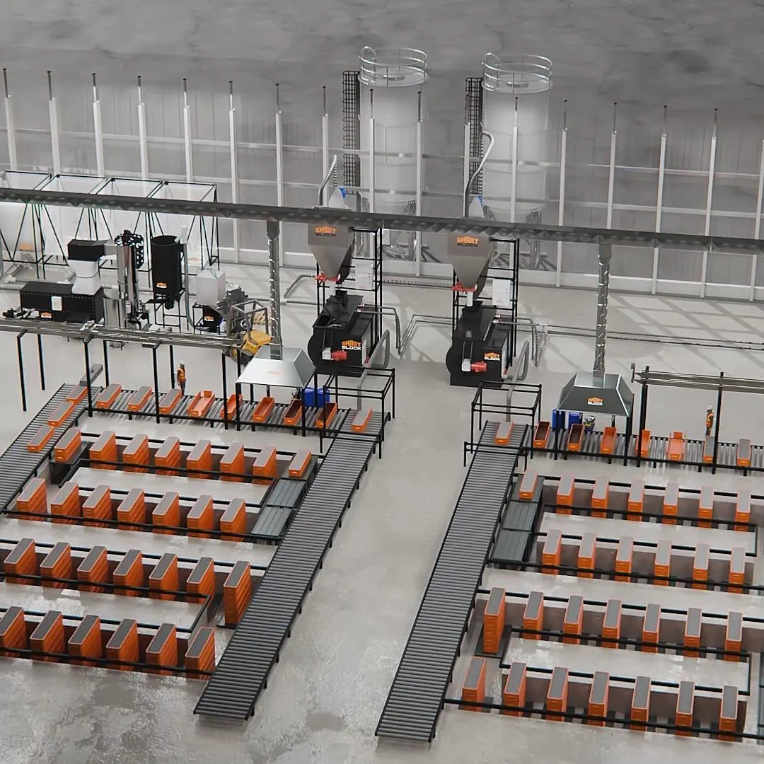 Línea de producción de diseño especializado para la fabricación de Amiblocks