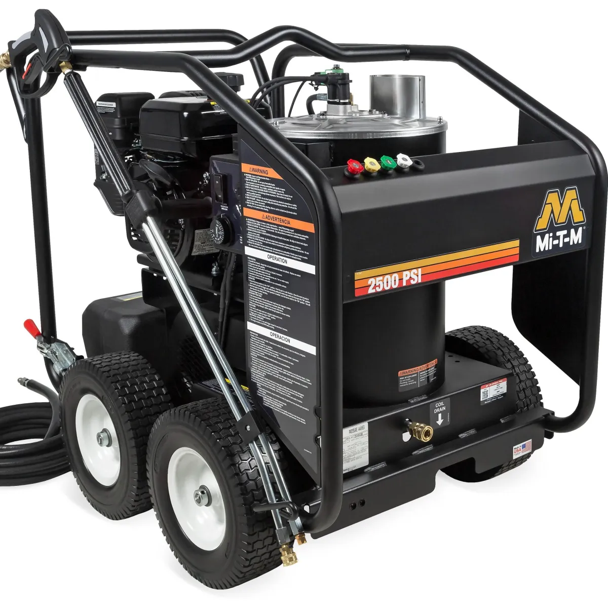 HSP Series 2500 PSI Gasoline Direct Drive Hot Water Pressure Washer