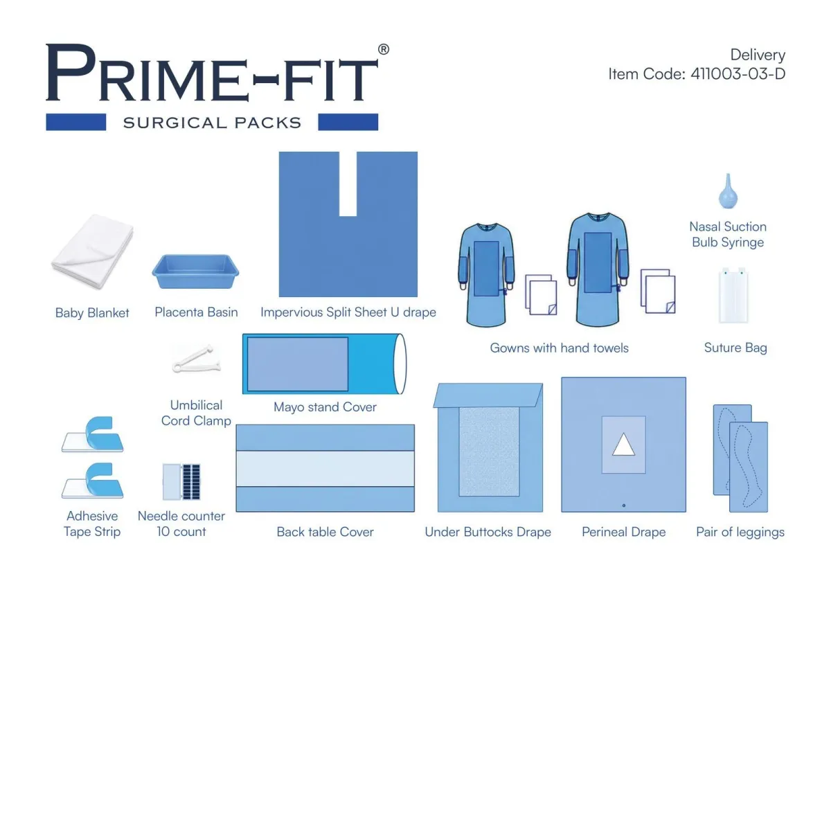 PRIME-FIT® Delivery Surgical Pack