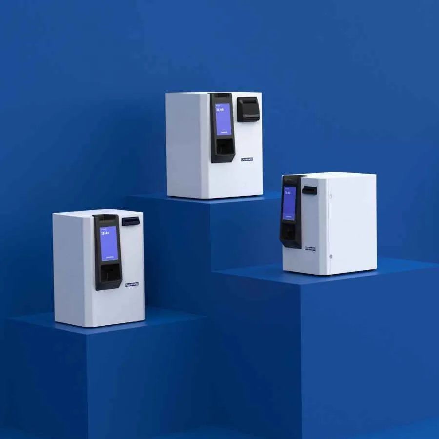 SelfPay Family linea di casse automatiche che gestiscono in autonomia pagamenti, incasso e resto.